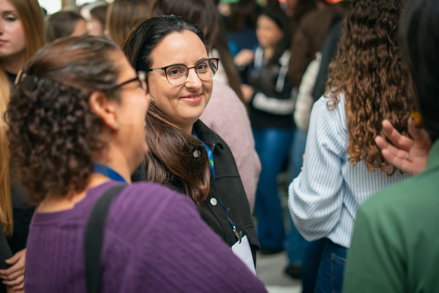 Participantes em conversa durante o CORE 2025